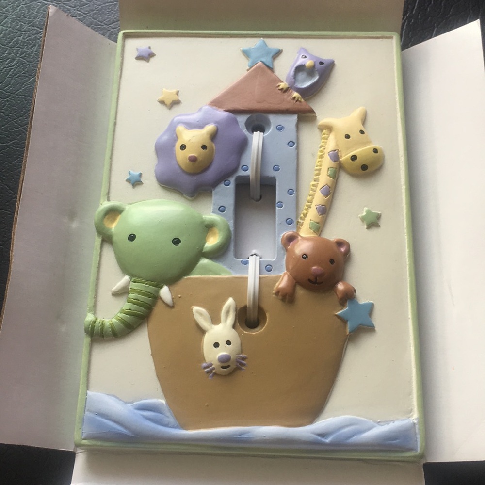 Noah’s Ark Switch plate cover for Nursery